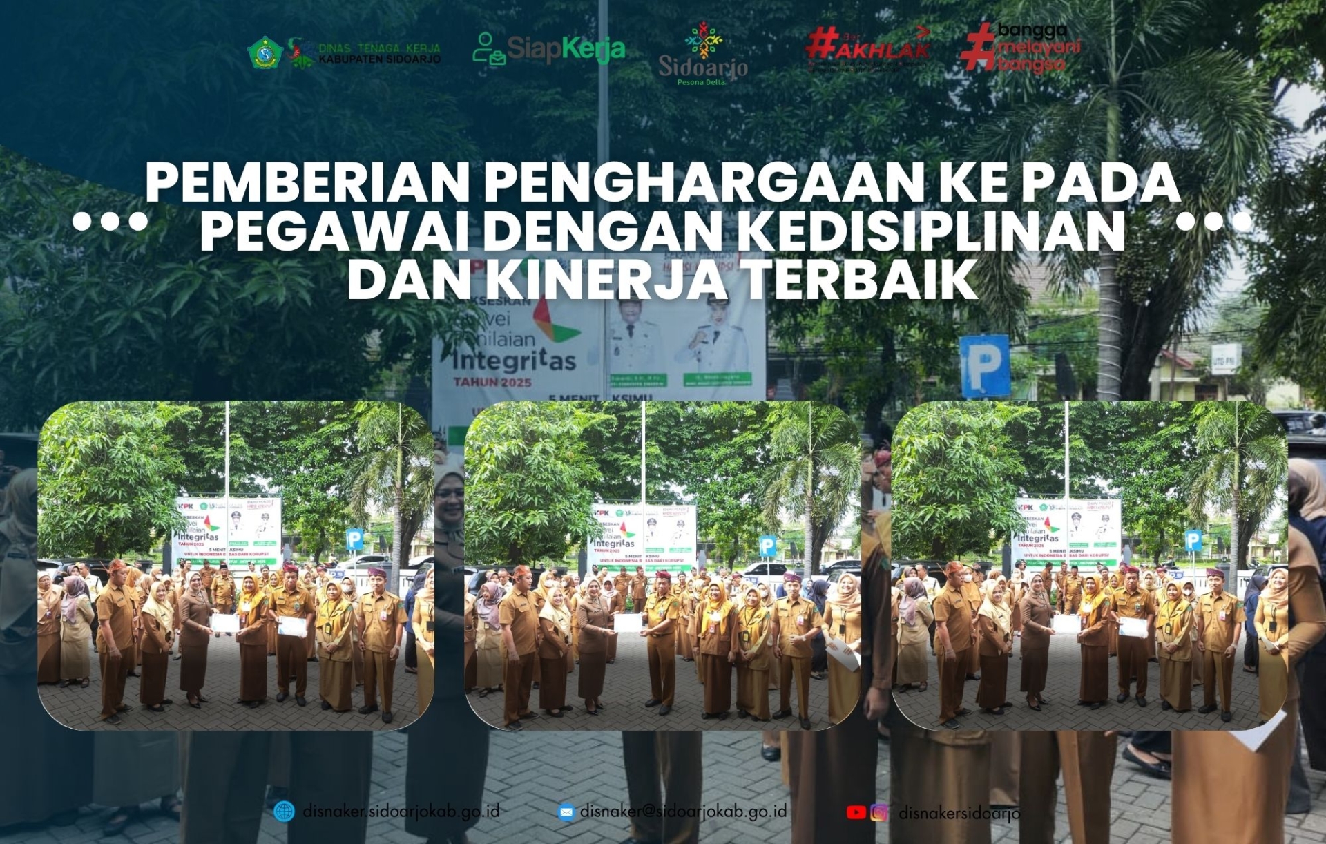 Pemberian Penghargaan Kepada Pegawai Dengan Kedisiplinan dan Kinerja Terbaik Tahun 2025